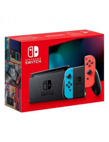 Nintendo Switch Neon Red & Blue Joy-Con V2